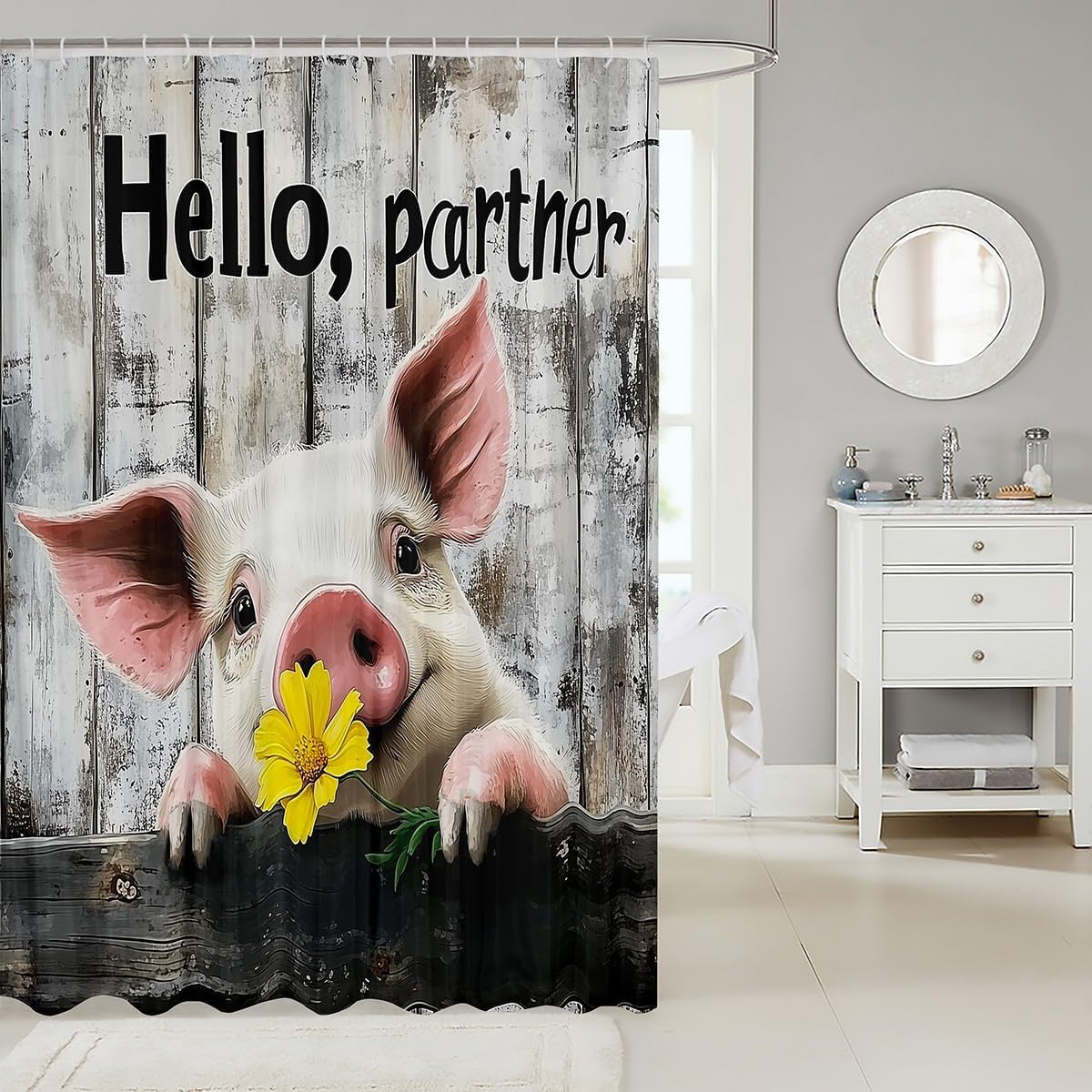 Feelyou Animal Shower Curtain