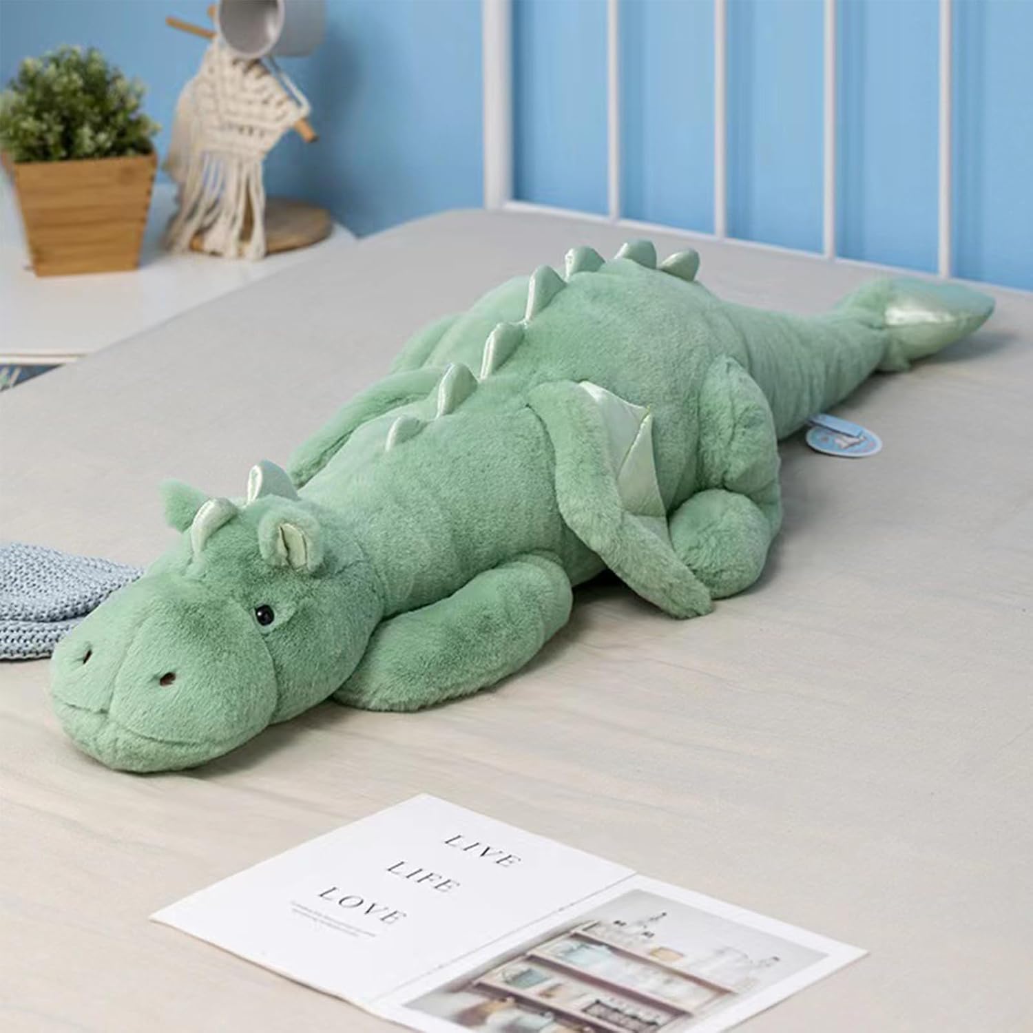 Dodhse Pterosaur Stuffed Animal with Wings Realistic Design
