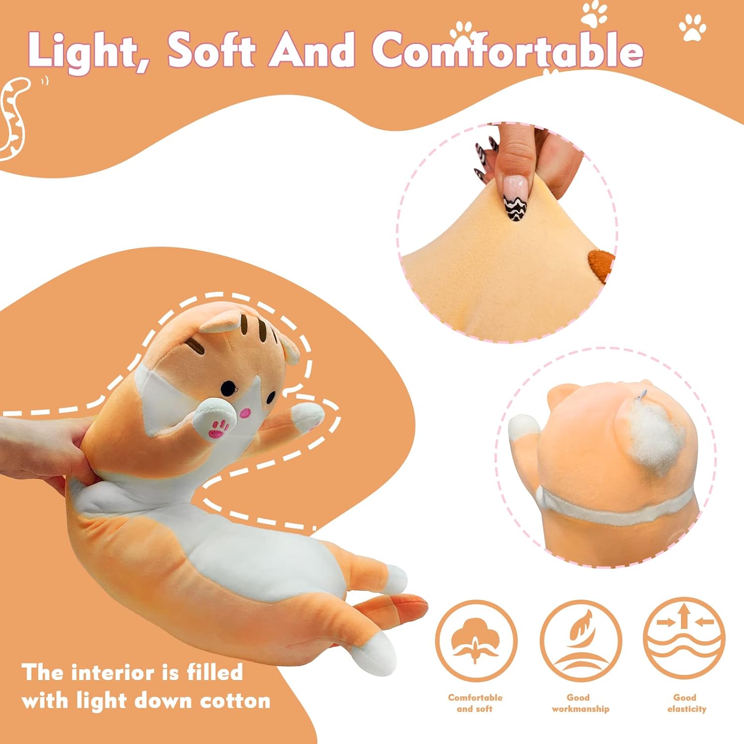 SOFTY CUTE CAT PLUSH Pillow