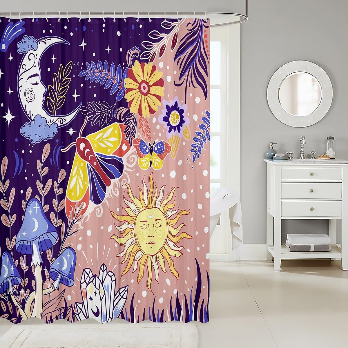 Fun Cartoon Kids Bath curtains