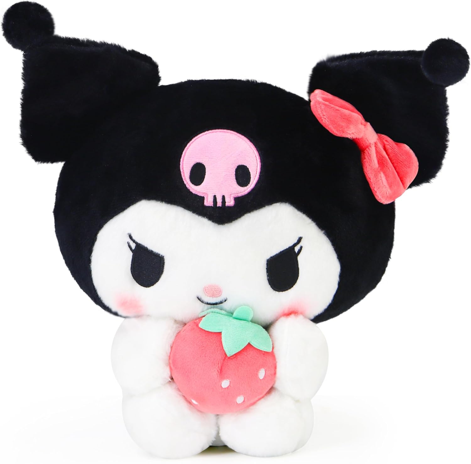 Brilliantly Cutesy Plush Doll with Strawberry Pillow