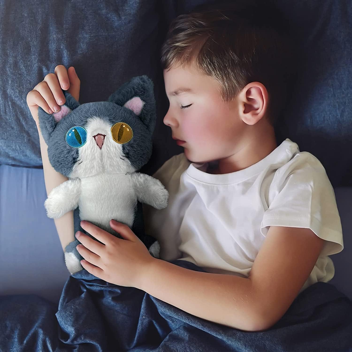 JOSON Cute Plush Shark Toy Pillow for Kids