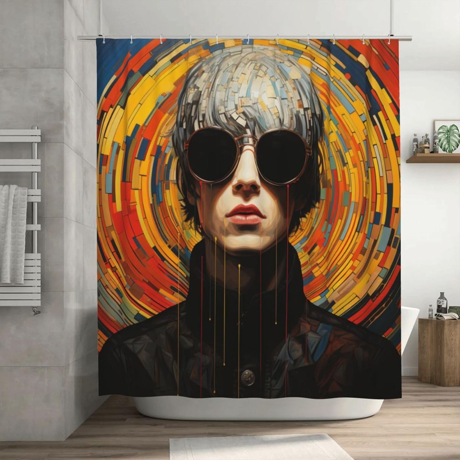 Versatile Stylish Bath Shower Curtain for Bohemian Home