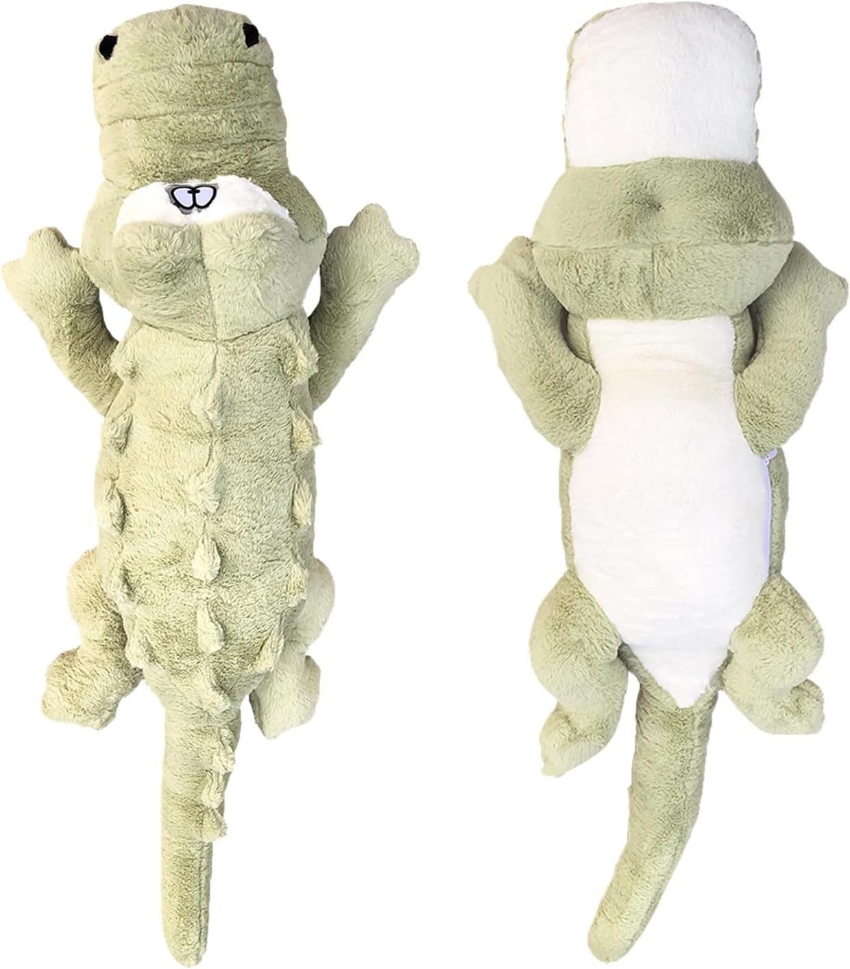 Hofun4U Alligator Plush Pillow Green
