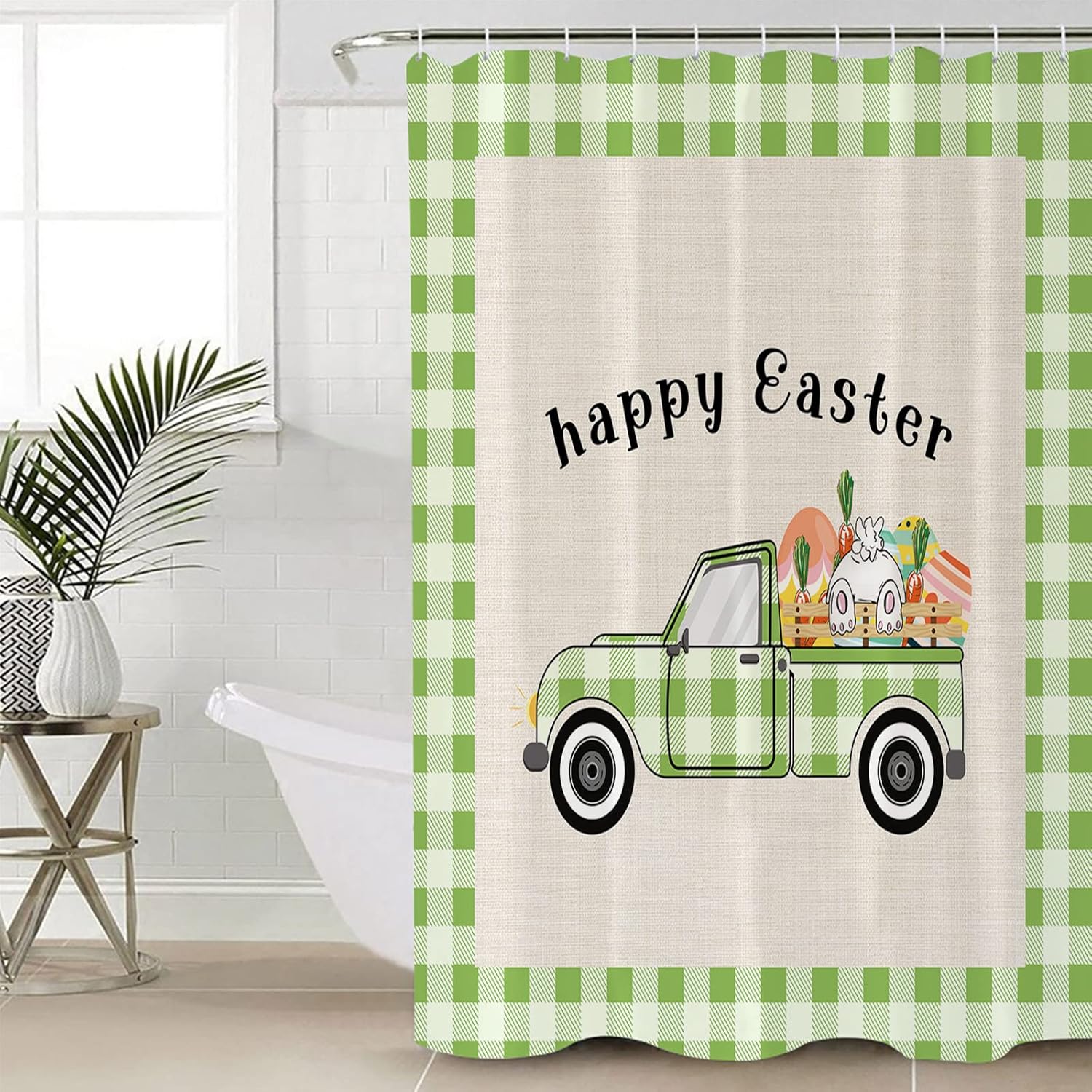 TocaHome Waterproof Bathroom Shower Curtain Unique Design