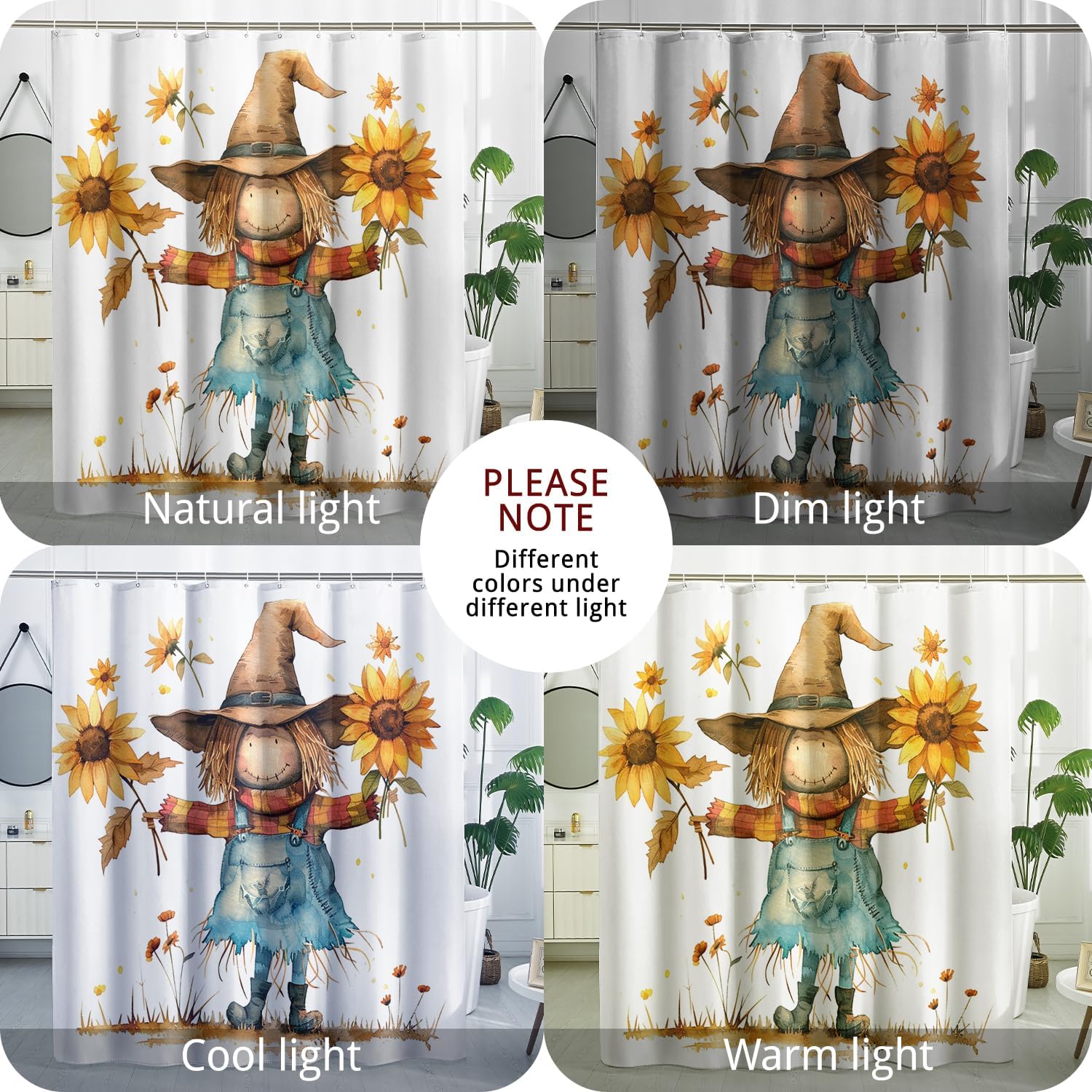 Fall Scarecrow Bath Set