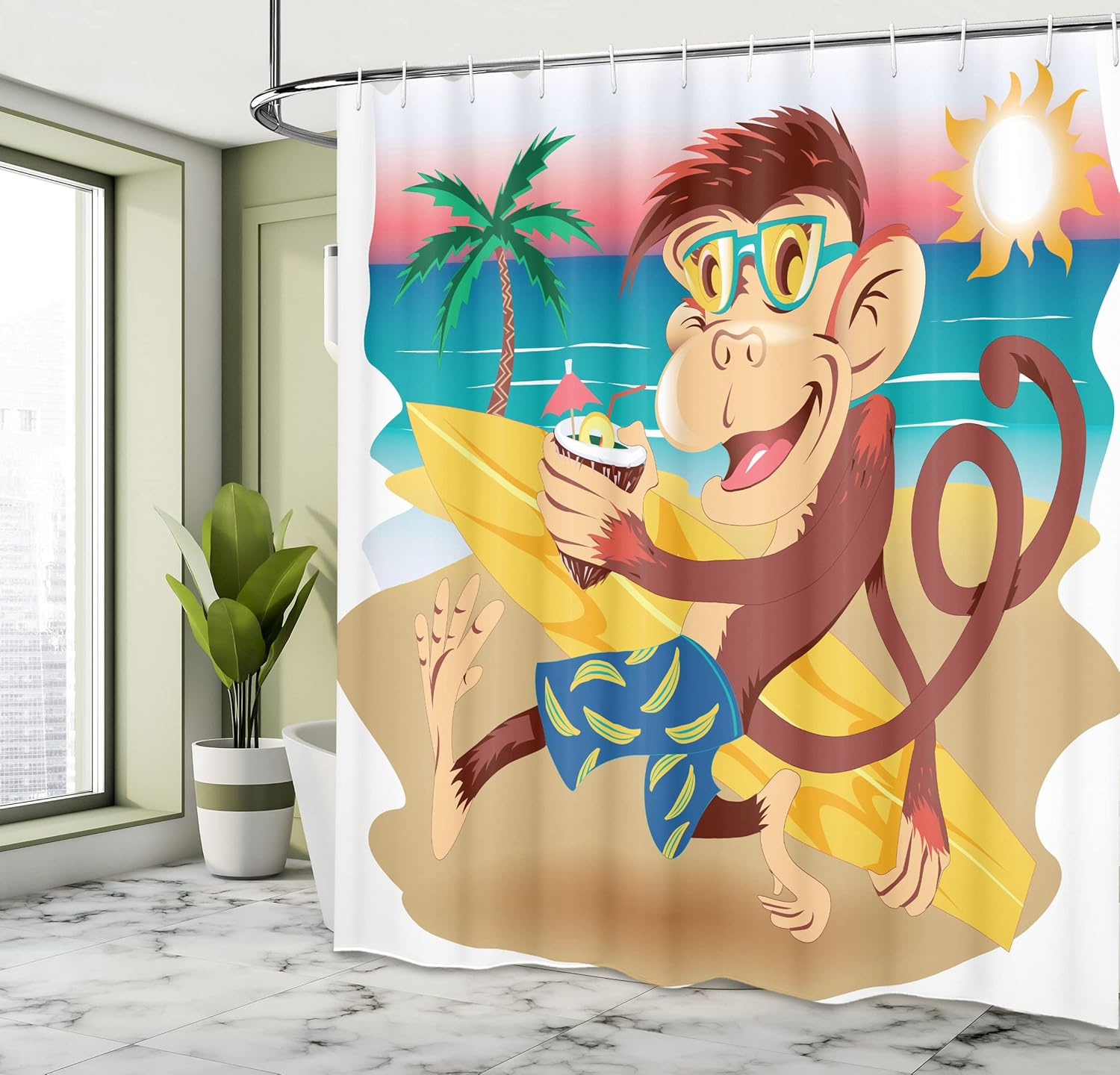 Smile Youve Found Ambesonnes Tropical TRANSFORMative Bath Experience