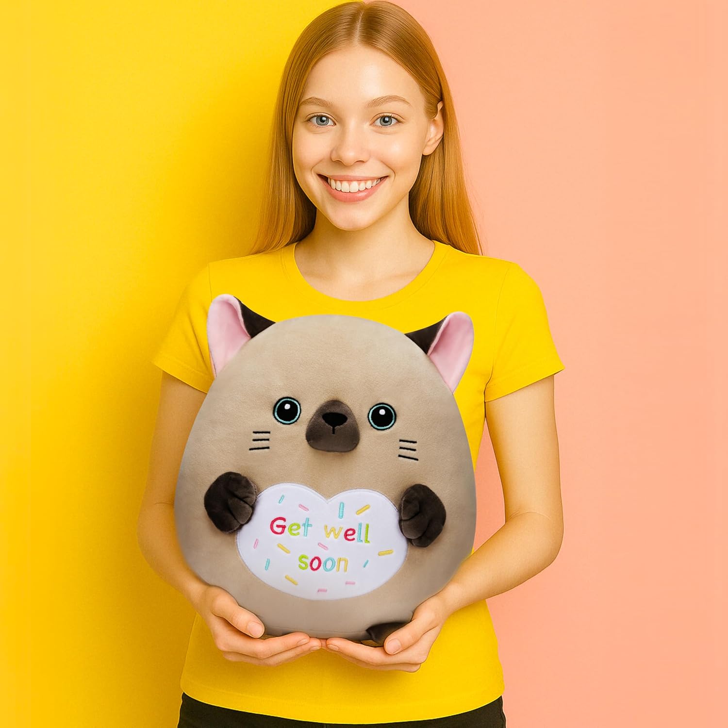 PlayNics Get Well Soon Plush Pillow