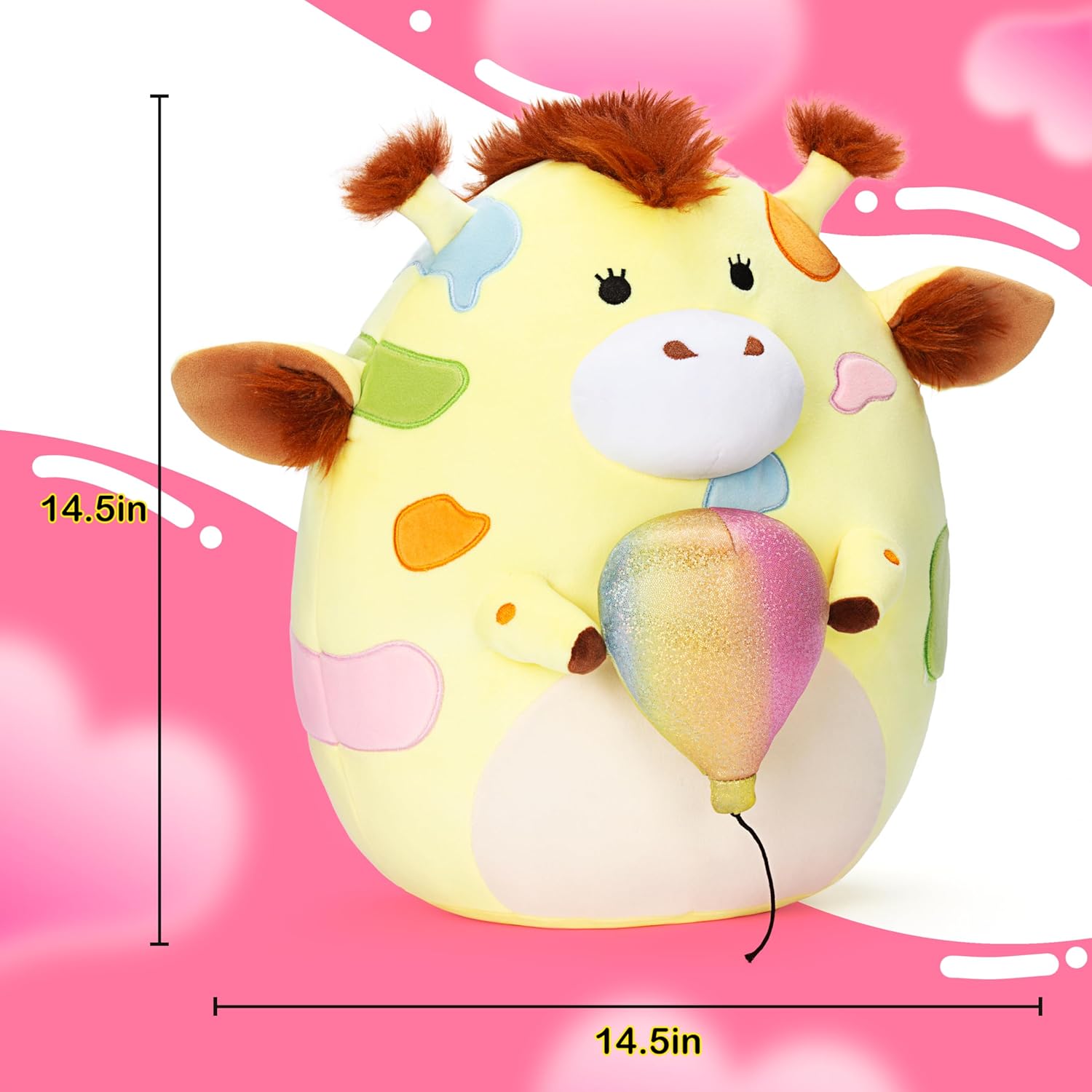 Original Giraffe Plush Pillow Cozy for Kids and Adults PlayNics