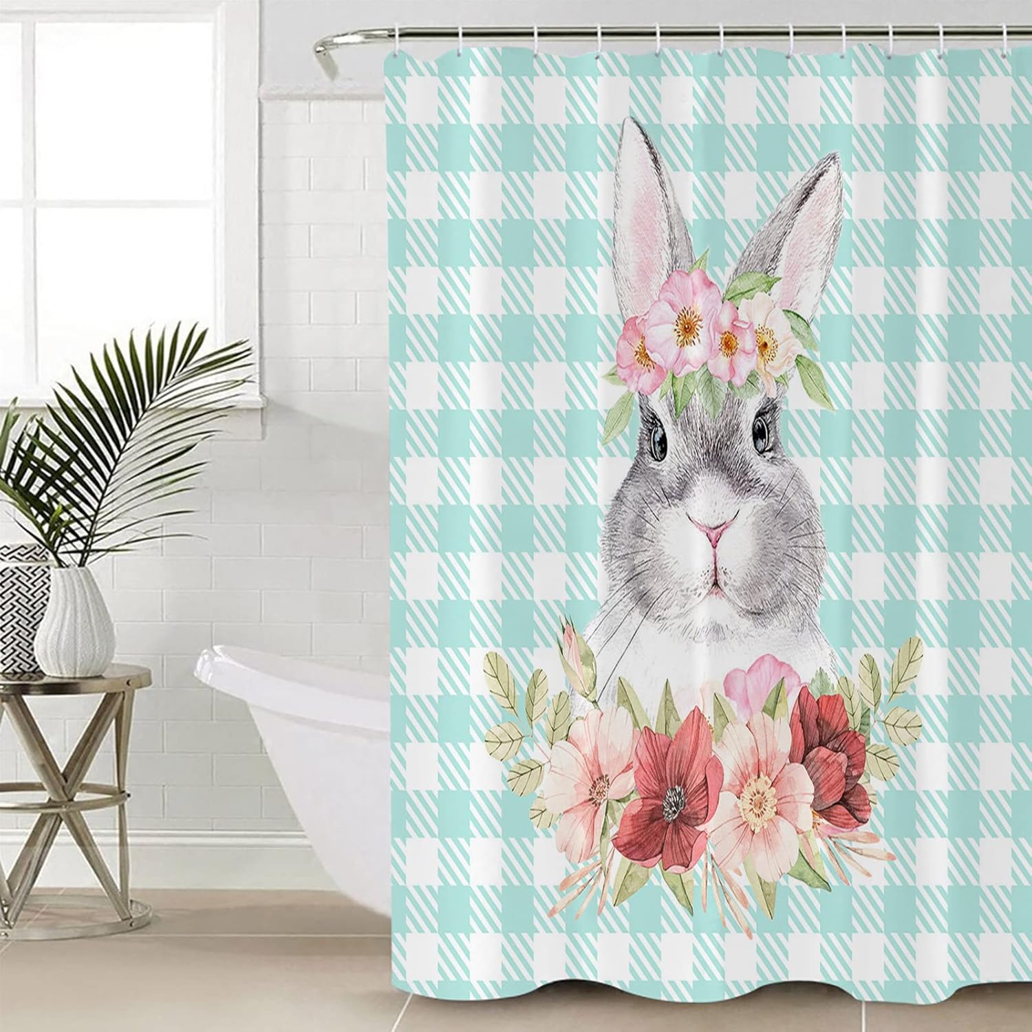 Waterproof Shower Curtain Set
