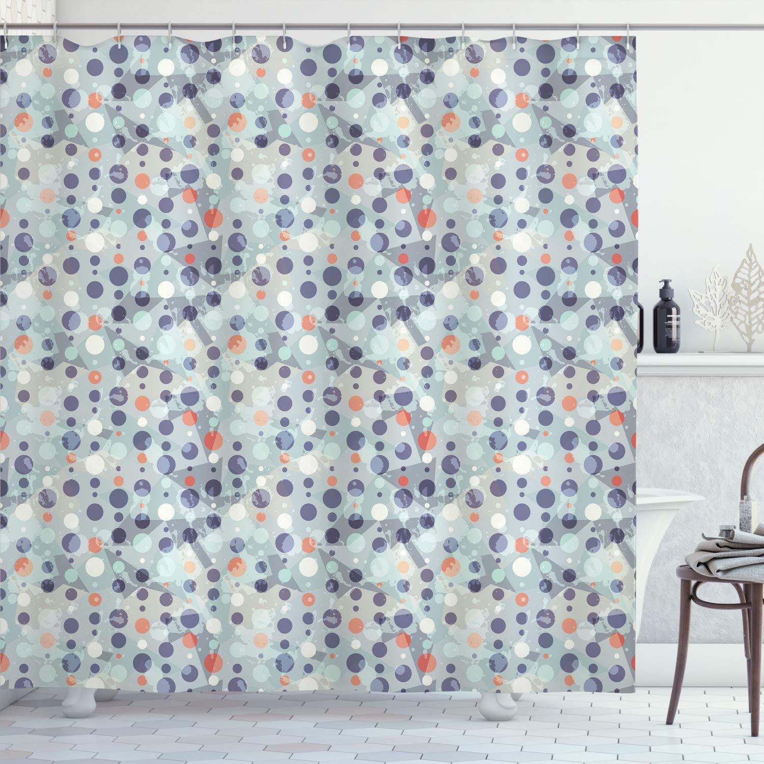 Fun Abstract Shower Curtain for Kids