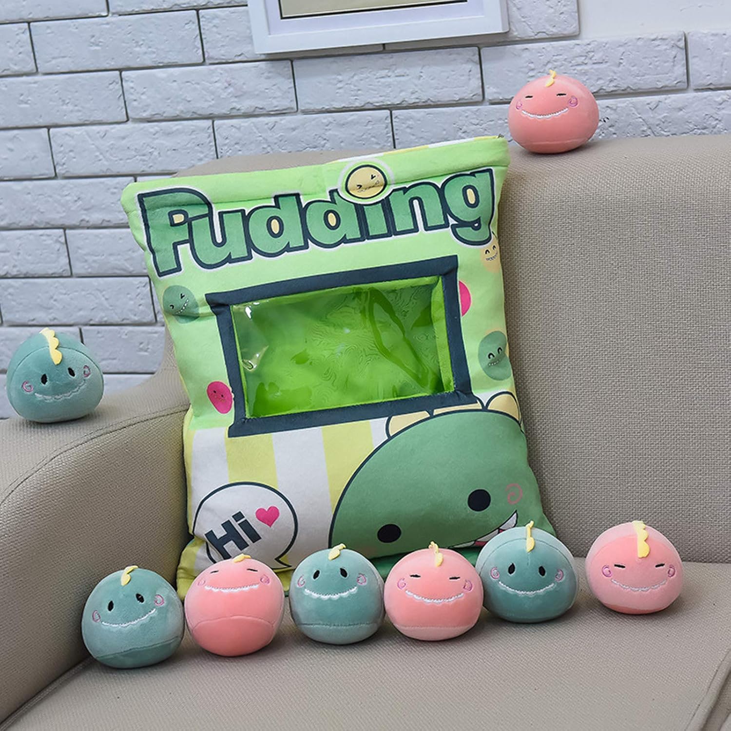 REFAHB Dinosaur Themed Plush Pillow for Kids - Cuddly Fun