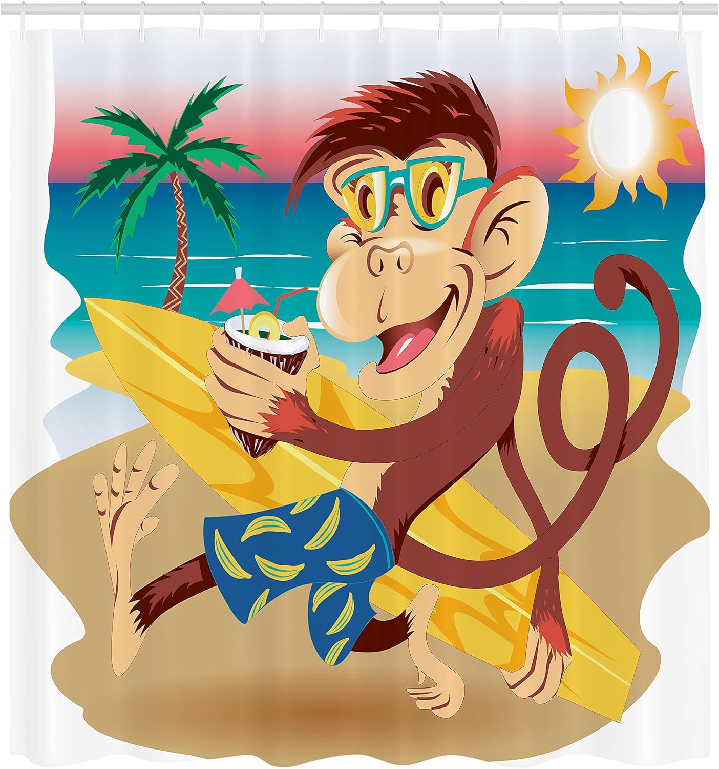Smile Youve Found Ambesonnes Tropical TRANSFORMative Bath Experience