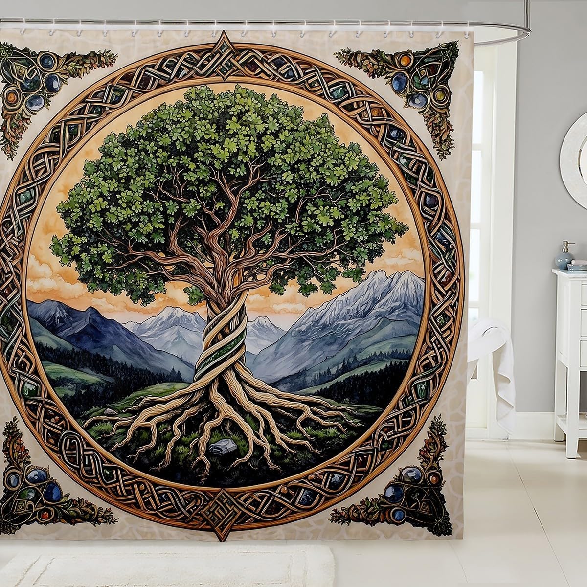 Tree of Life Shower Curtain
