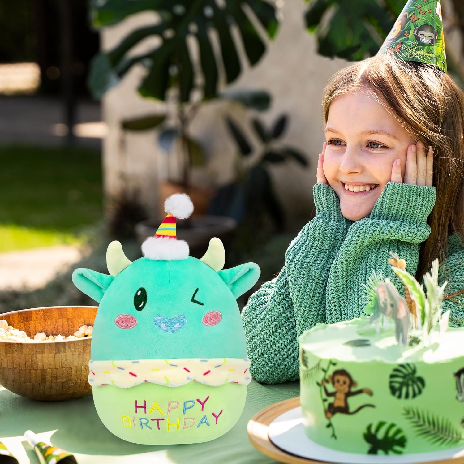 11 Green Cow Plush Toy
