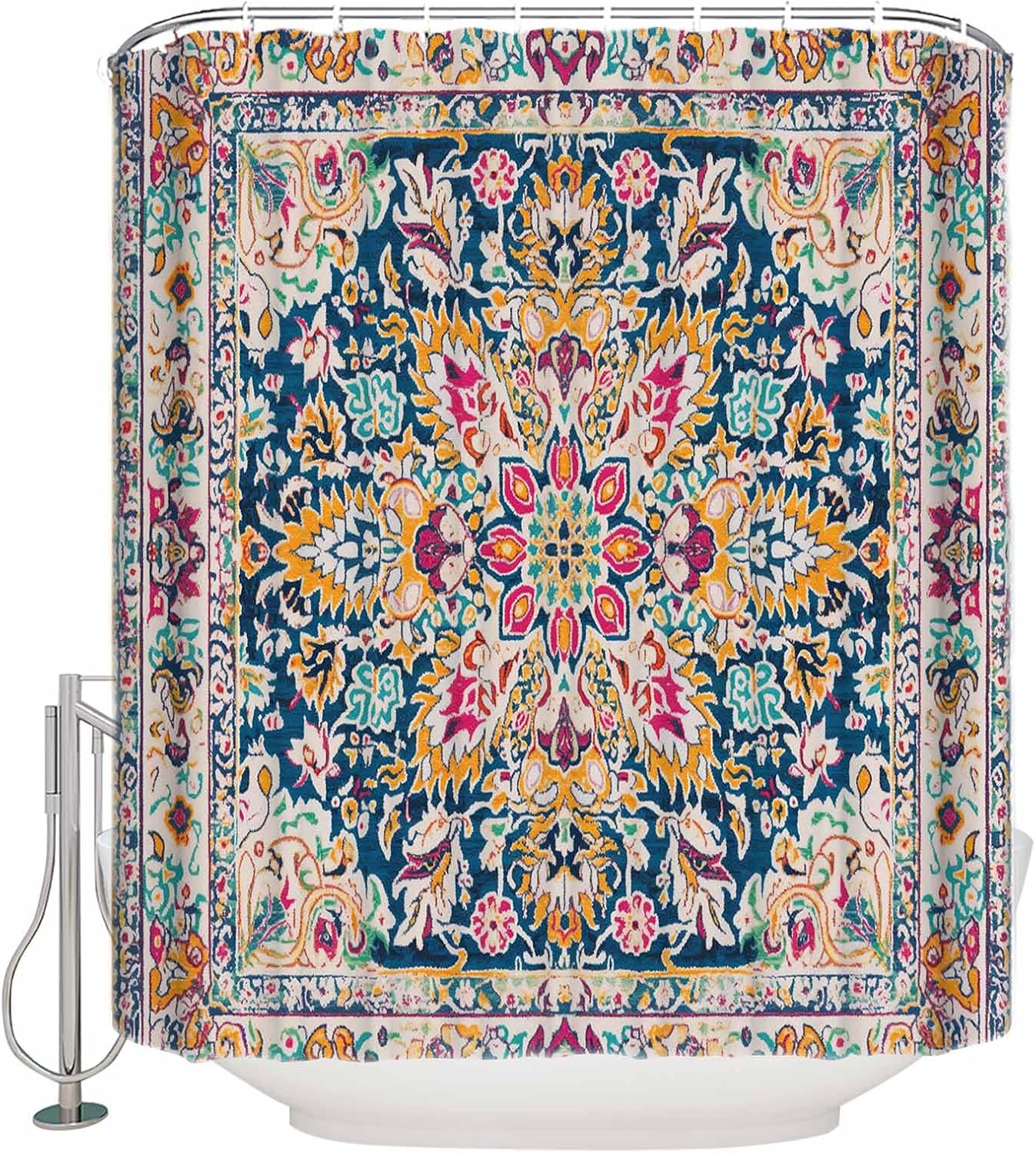 Picpeak Shower Curtain Set - 3D Print Style