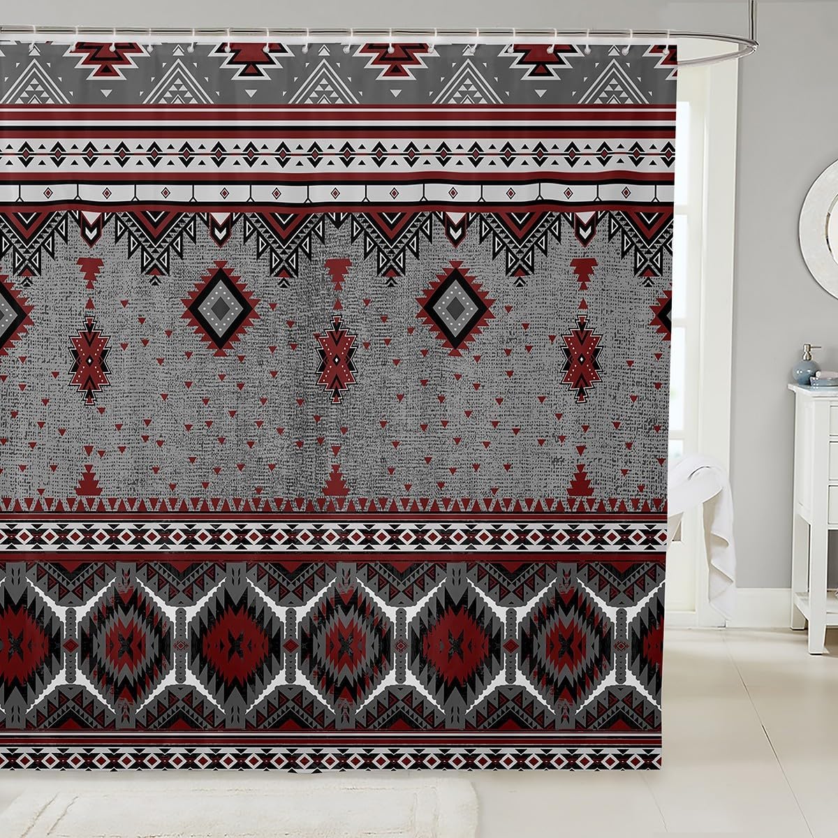 Feelyou Southwestern Ethnic 72-inch Shower Curtain