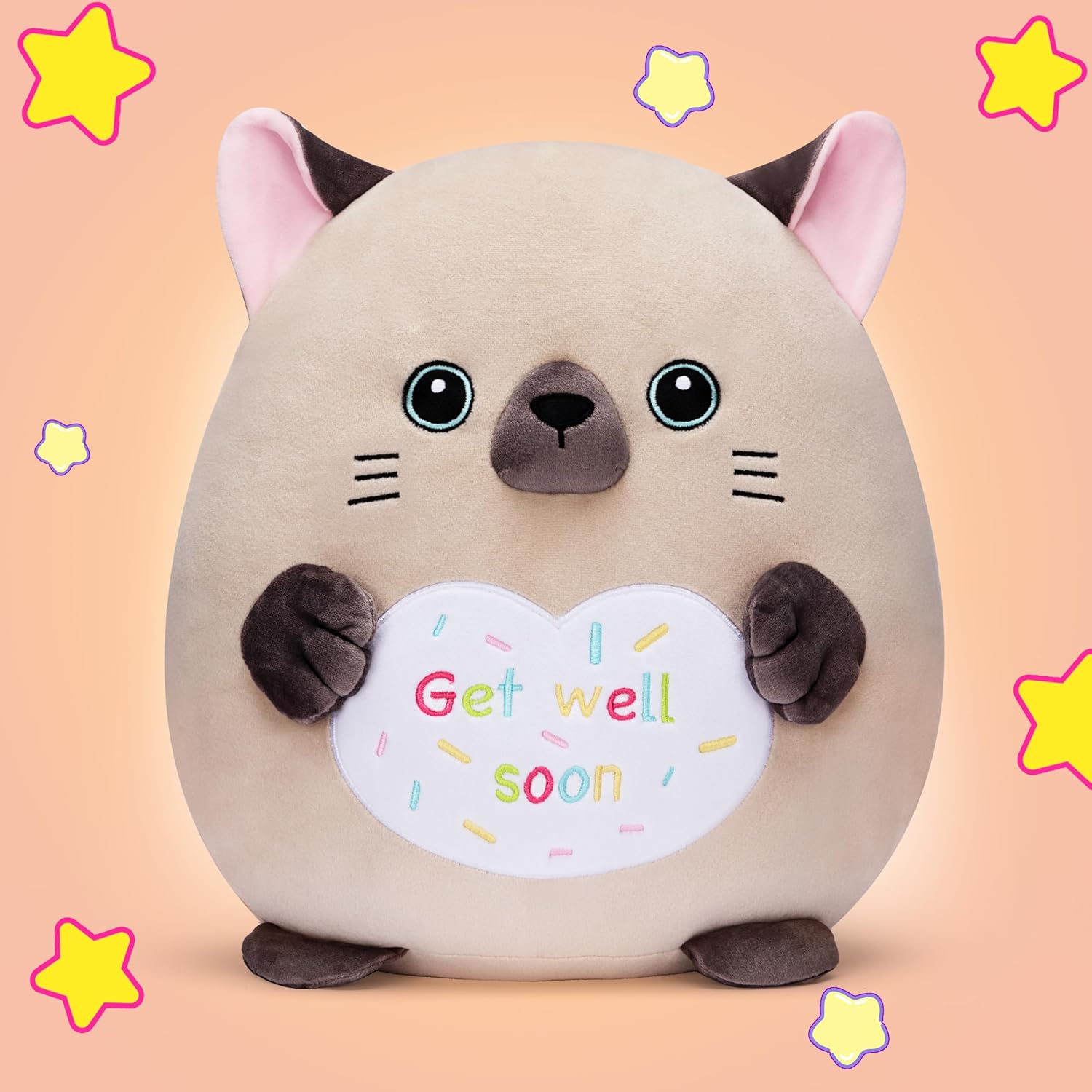 PlayNics Get Well Soon Plush Pillow