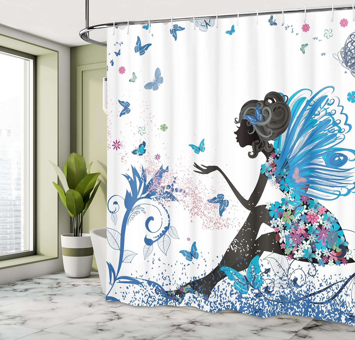 Ambesonne Fantasy Shower Curtain Set