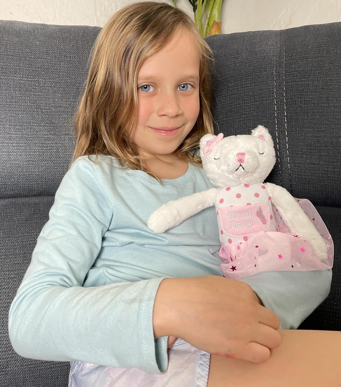 Caterina Cat Tooth Fairy Pillow for Girls