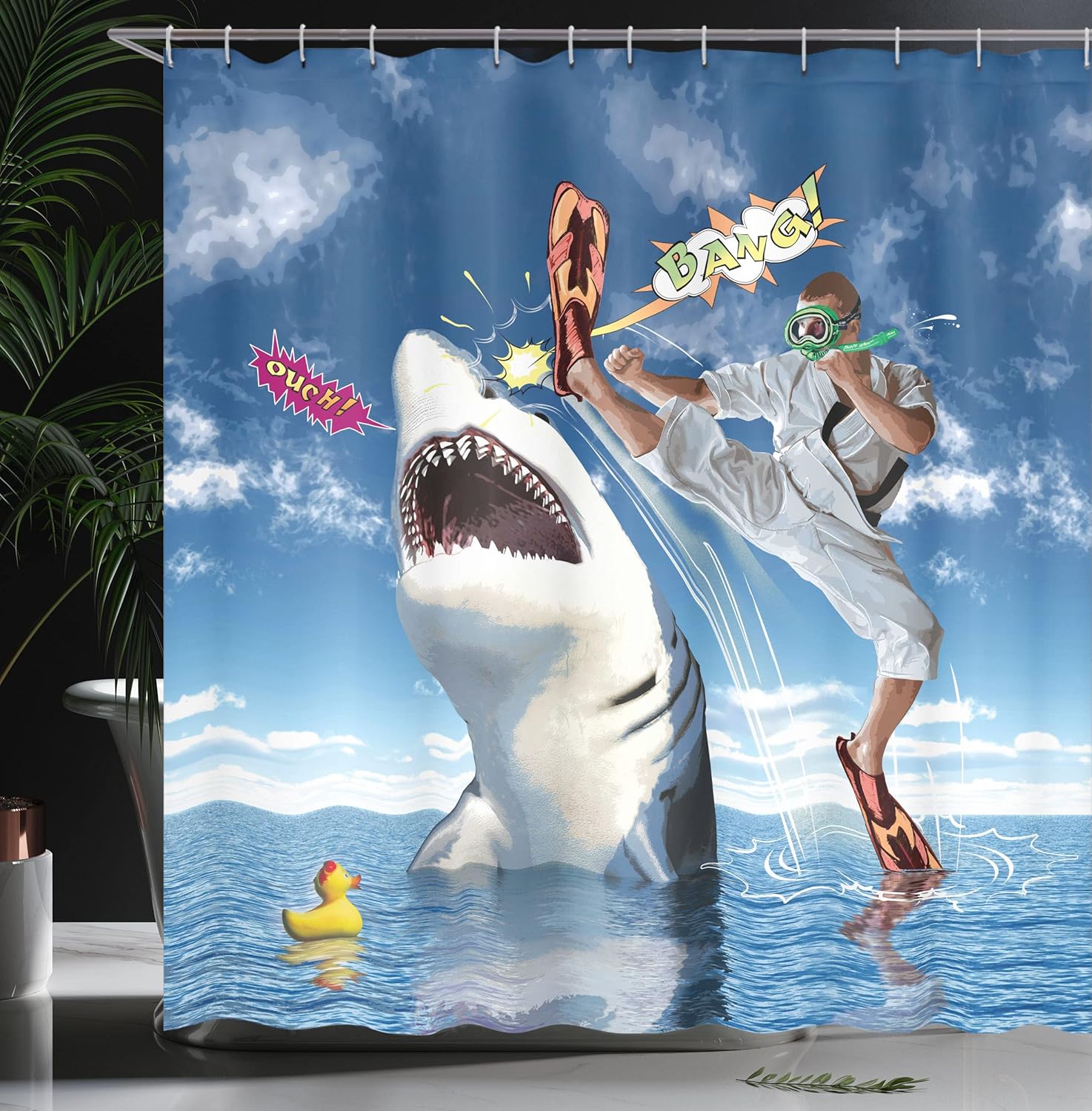 Unique Marine Wallpaper Ambesonne Sealife 69x70 Machine Washable Vacuumprint Design
